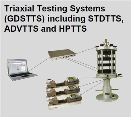GDS Triaxial Automated System (GDSTAS) including ELTAS, STDTAS, ADVTAS and HPTAS