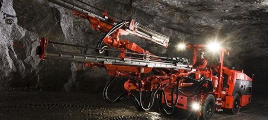 Sandvik DD321 two boom jumbo