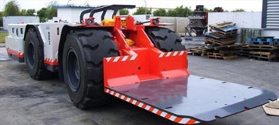 SANDVIK TS350 shield hauler