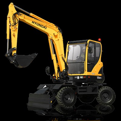 R55W-9 Wheeled Excavator