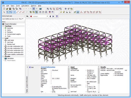 RC structure - 3D FIN software